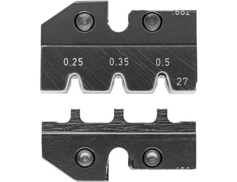 Matryca zagniatająca do złącz typu MQS