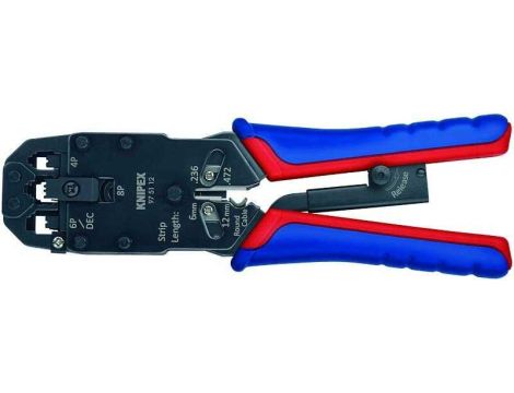 Szczypce do zagniatania wtyków RJ10, RJ11/12, RJ45