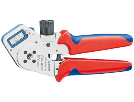 Szczypce do zagniatania z matrycą czterotrzpieniow