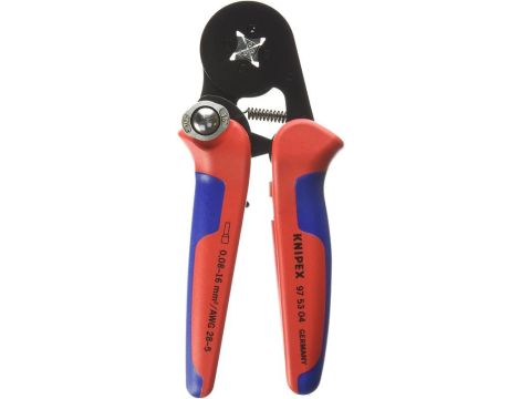 Samonastawne szczypce do zagniatania tulejek kablo