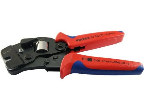 Samonastawne szczypce do zagniatania tulejek kablo