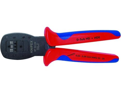 Szczypce do zagniatania wtyków miniaturowych