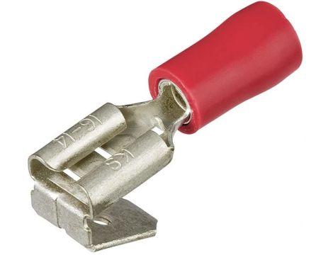 Końcówka płaska rozgałęziająca, czerwona