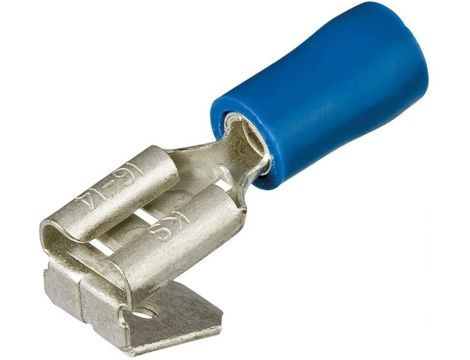 Końcówka płaska rozgałęziająca, niebieska