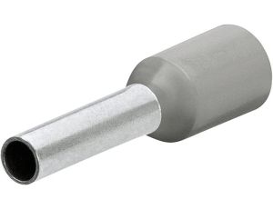 Tulejka kablowa 0,75x10 z kołnierzem szara 200szt