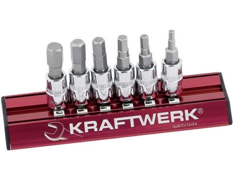 6 NASADEK 1/4" TRZPIENIOWYCH HEX3-8x38mm MAGALU