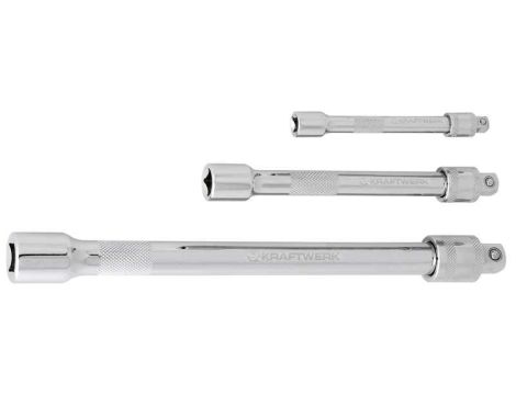 ZESTAW PRZEDŁUŻEK Z BLOKADĄ 1/4" / 3/8" / 1/2"