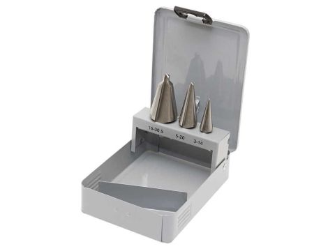 ZESTAW WIERTEŁ STOŻKOWYCH DO BLACHY HSS-E (3)