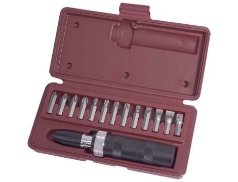 WKRĘTAK UDAROWY 5/16" Z BITAMI (14)