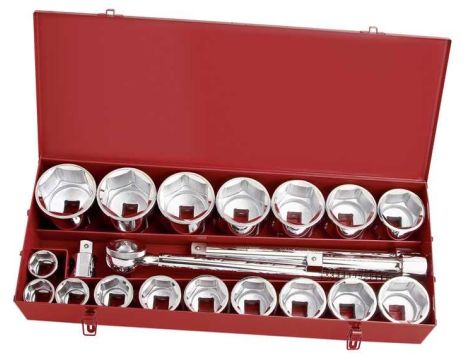 ZESTAW KLUCZY NASADOWYCH 1" (21) /KRAFTWERK/