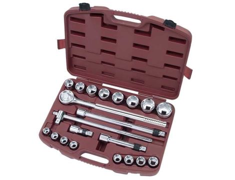 ZESTAW KLUCZY NASADOWYCH 3/4" (21) /KRAFTWERK/