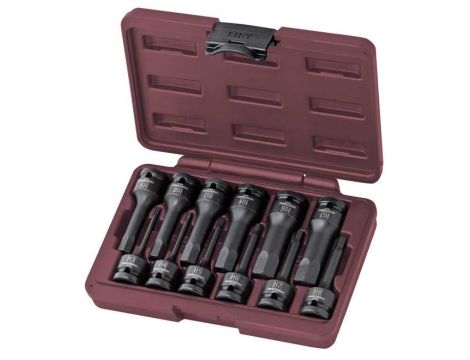 ZESTAW NASADEK 1/2" MASZYNOWYCH HEX 3-HEX 17 (12)