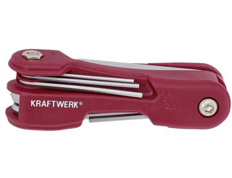 ZESTAW KLUCZY TRZPIENIOWYCH HEX SKŁADANY 1.5-8 (8) - 2