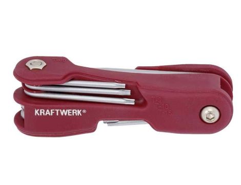 ZESTAW KLUCZY TRZPIENIOWYCH TORX SKŁADANY T9-T40 - 2