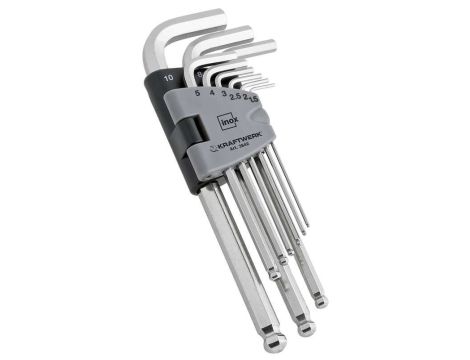 ZESTAW KLUCZY IMBUSOWYCH INOX 1.5-10 (9)