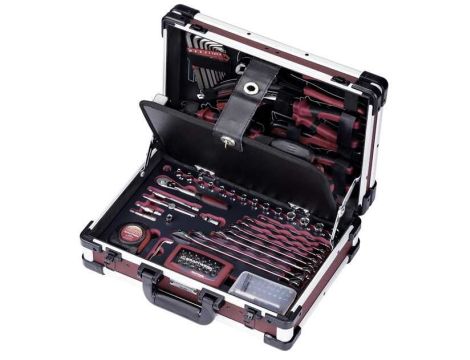 WALIZKA Z ASORTYMENTEM 123 NARZĘDZI PRO LINE