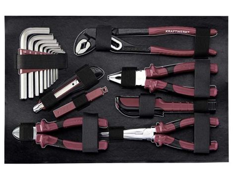 WALIZKA Z ASORTYMENTEM 123 NARZĘDZI PRO LINE - 2