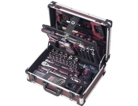 WALIZKA Z ASORTYMENTEM 264 NARZĘDZI PRO LINE