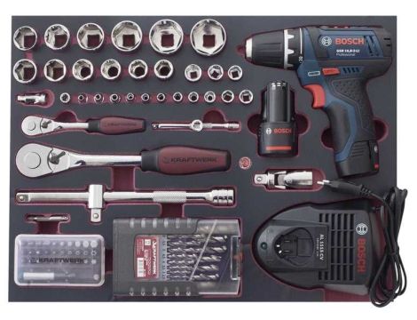 WALIZKA Z ASORTYMENTEM 264 NARZĘDZI PRO LINE - 5