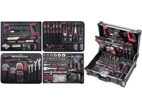 WALIZKA Z ASORTYMENTEM 264 NARZĘDZI PRO LINE - 6