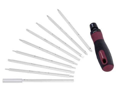 WKRĘTAK Z GRZECHOTKĄ I WYMIENNYMI KLINGAMI