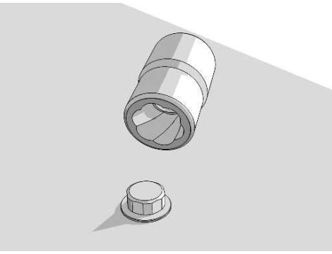 NASADKA 1/2" DO ZNISZCZONYCH ŚRUB SW19 /KRAFTWERK/ - 2
