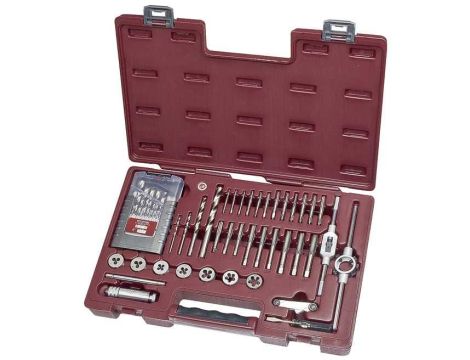 ZESTAW GWINTOWNIKÓW I NARZYNEK M3-M12+WIERTŁA