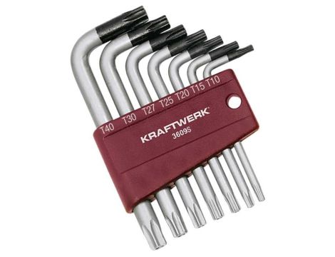 ZESTAW KLUCZY TORX T10-T40 (7) /KRAFTWERK/