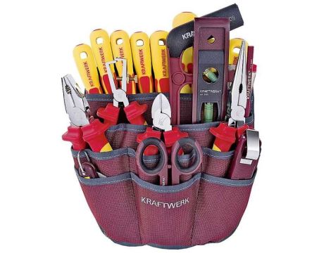 ZESTAW NARZĘDZI DLA ELEKTRYKA Z POCHWĄ