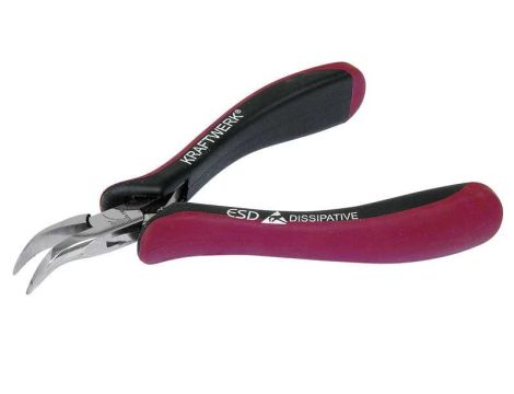 SZCZYPCE PŁASKIE 45° DLA ELEKTRONIKA 115MM HIGTECH