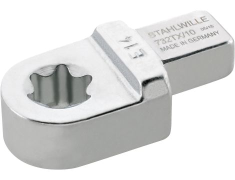 STAHLWILLE - 732TX/10 E6 TORX® Końcówka wtykowa TORX  Uchwyt narzędziowy9 x 12 - 58291006