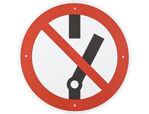 STAHLWILLE - 12193 VDE Znak zakazu VDE Śr200mm - 77030706