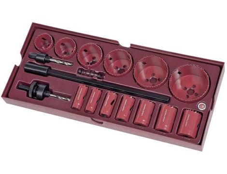 ZESTAW OTWORNIC HSSE-BIMETALL COMPLETO (16)