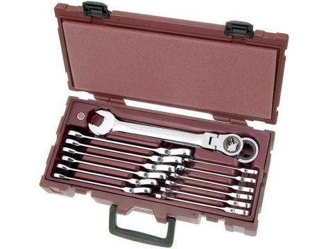 ZESTAW KLUCZY PŁASKO ZAPADKOWYCH FLEX 8-24 (14)