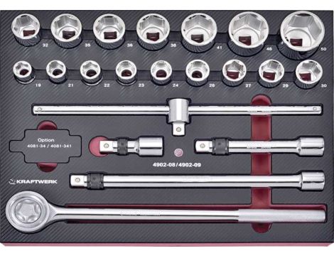 ZESTAW NASADEK 3/4" EVA3 (21)