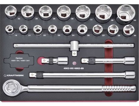 ZESTAW NASADEK 3/4" EVA3 (21)