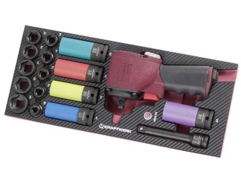 WKŁADKA EVA3 Z  ZAKRĘTAKIEM 1/2" I NASADKAMI (17)