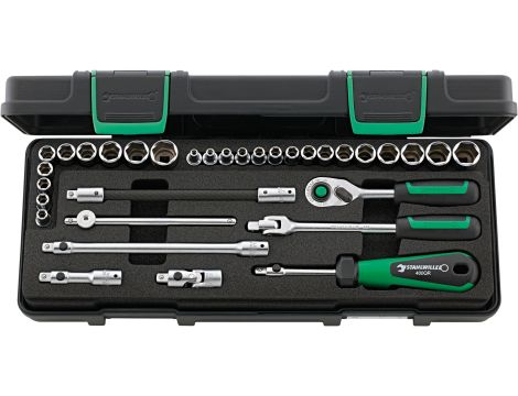 STAHLWILLE - 40ma/25/8QR 1/4 Komplet kluczy nasadowych 40ma/25/8QR 33 szt. - 96010107