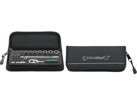 STAHLWILLE - 40/20/4QR SCI 1/4 Komplet kluczy nasadowych 40/20/4QR SCI 24 szt. - 96010127