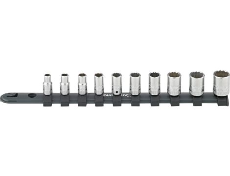 STAHLWILLE - 40aD/10-12916 1/4 " Zestaw klucz nasadowych z listwą zaciskową 40aD/10-12916 10 szt. - 96015310