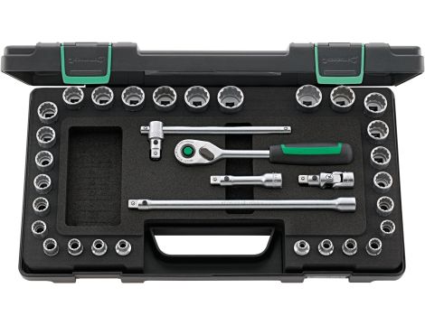 STAHLWILLE - 45ma/28/5QR 3/8 Komplet kluczy nasadowych 45ma/28/5QR 33 szt. - 96020107