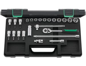 STAHLWILLE - 456/49/19/5 3/8 Komplet kluczy nasadowych 456/49/19/5 24 szt. - 96021236