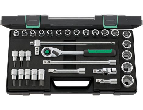 STAHLWILLE - 52/54/25/6QR 1/2 Komplet kluczy nasadowych 52/54/25/6QR 31 szt. - 96031240