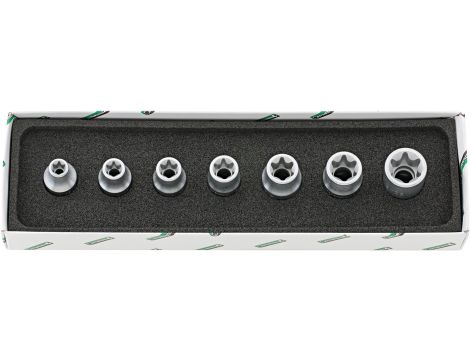 STAHLWILLE - 50TX/7 1/2 " Zestaw kluczy nasadowych TORX 50TX/7 7 szt. - 96032703