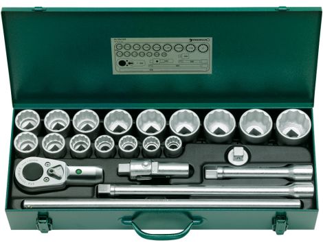 STAHLWILLE - 55a/16/6 3/4 Komplet kluczy nasadowych 55a/16/6 22 szt. - 96054103