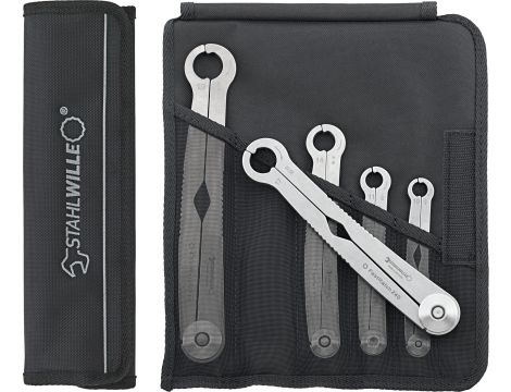 STAHLWILLE - FastRatch 240/5 Zestaw kluczy z grzechotką FastRatch FastRatch 240/5 10-19 5 szt. - 96411005