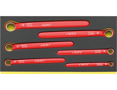 STAHLWILLE - TCS 12161 VDE Zestaw kluczy oczkowych jednostronnych VDE TCS 12161 VDE 10-22 6 szt. - 96830045