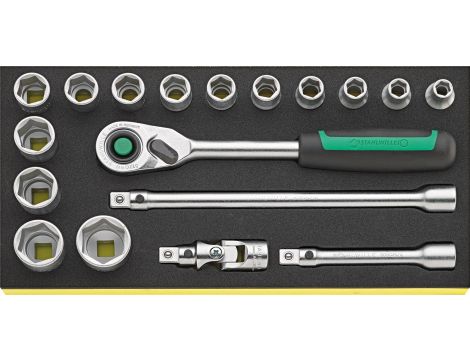 STAHLWILLE - TCS 52/14/4QR 1/2" Komplet kluczy nasadowych - 96830352