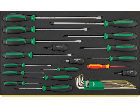 STAHLWILLE - TCS 4620/4660 VDE/10767/27 Zestaw wkrętaków DRALL+ TCS 4620/4660 VDE/10767/27  27 szt. - 96831168