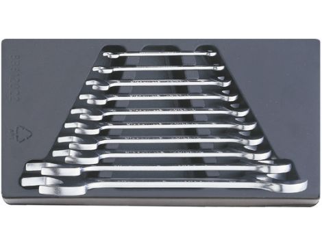 STAHLWILLE - ES 10/10,6X7-30X32MM Zestaw kluczy płaskich dwustronnych 10 szt. - 96838126